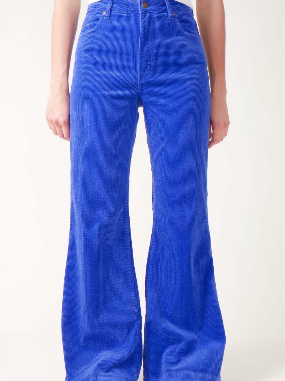 Eastcoast Flare - Electric Blue Corduroy